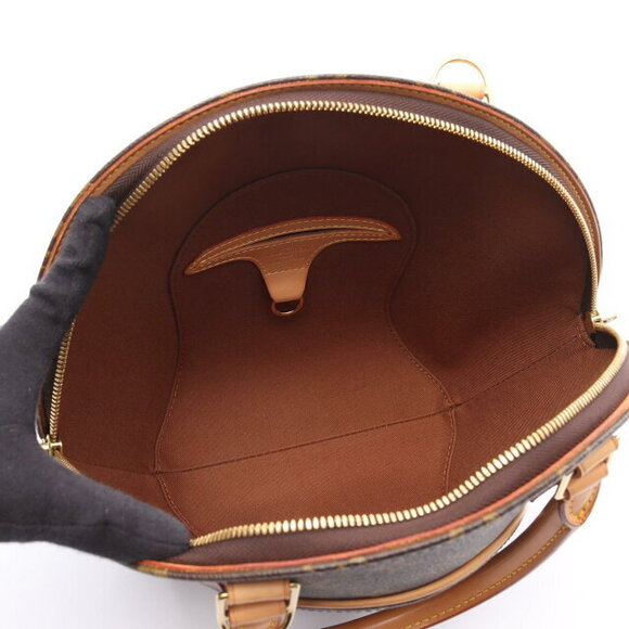 Louis Vuitton Ellipse Handbag Canvas Leather Monogram Brown - Picture 3 of 10